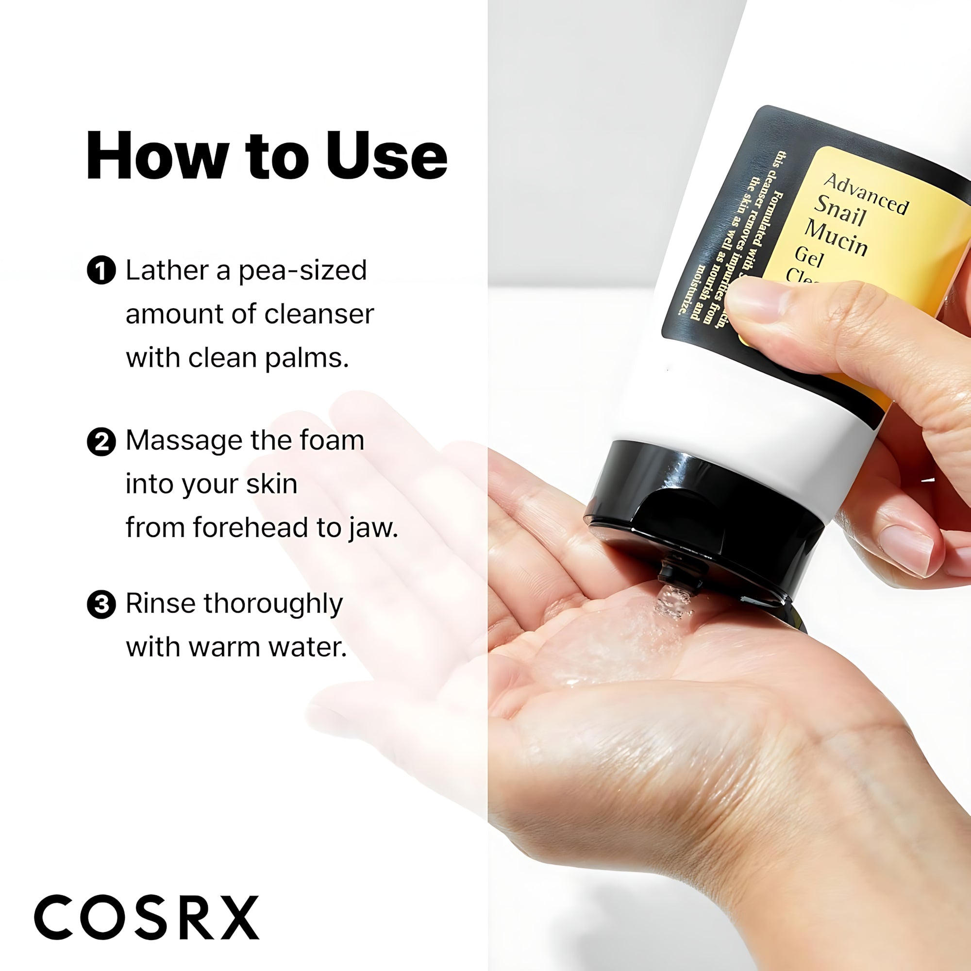 COSRX Advanced Snail Mucin Gel Cleanser - 50ml