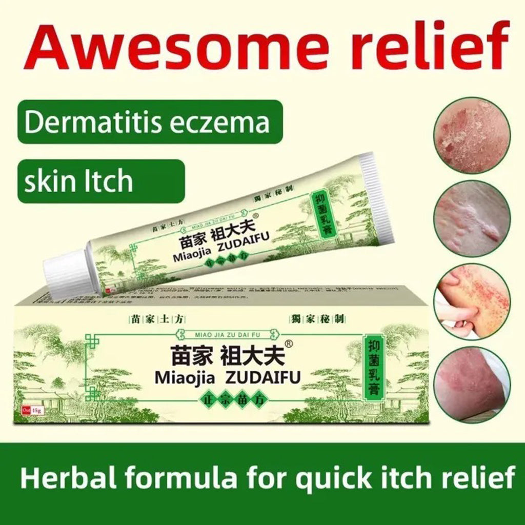 Miaojia Zudaifu Antibacterial Cream – Authentic Miao Formula (15g)