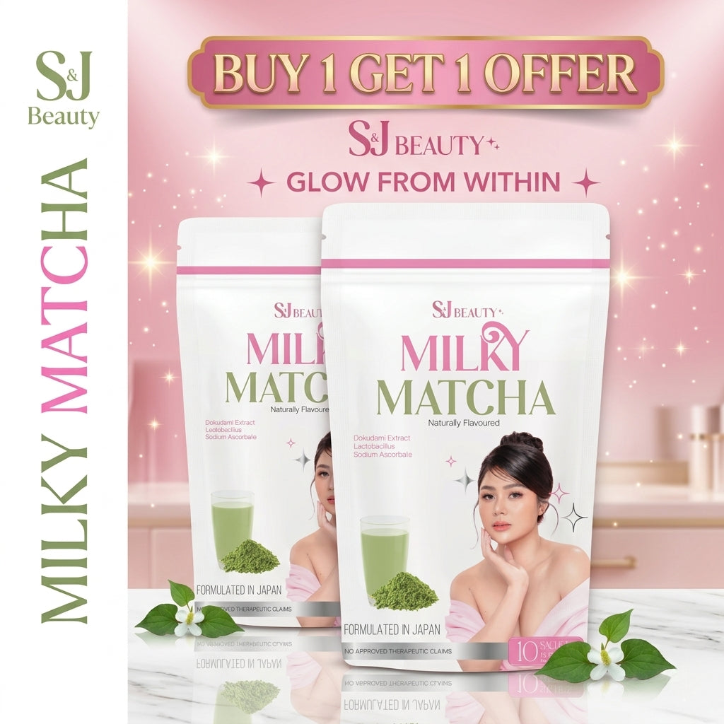 S&J Beauty Milky Matcha (150g) - Buy 1 Get 1 Offer