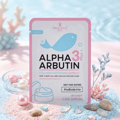 Precious Skin Alpha Arbutin Whitening 3 Plus Caps - 2.5g × 10s (External Use Only)