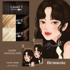 Kota Cosmetics Brunette Hair Color Set – Dark Chocolate (100ml+100ml)
