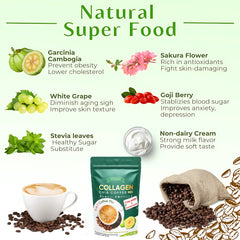 Fitgum Collagen Chia 11 in 1 Shape Coffee Mix – 12g x 10 Sachets