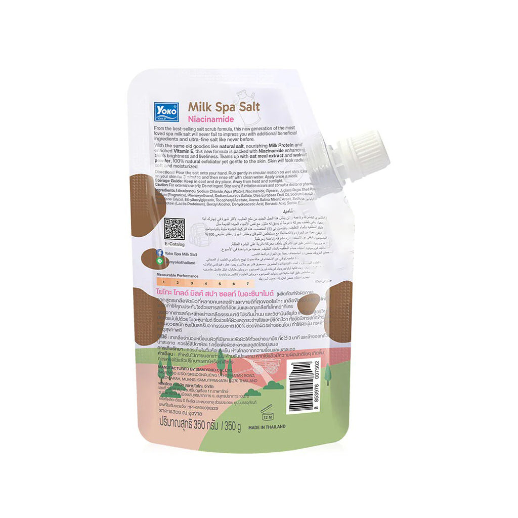 Yoko Gold Milk Spa Salt Niacinamide – 350g