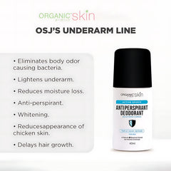Organic Skin Active Sports Antiperspirant Deodorant for Men – 40ml