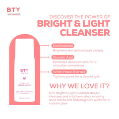 BTY Advance Bright & Light Gentle Cleansing Mousse – 100ml