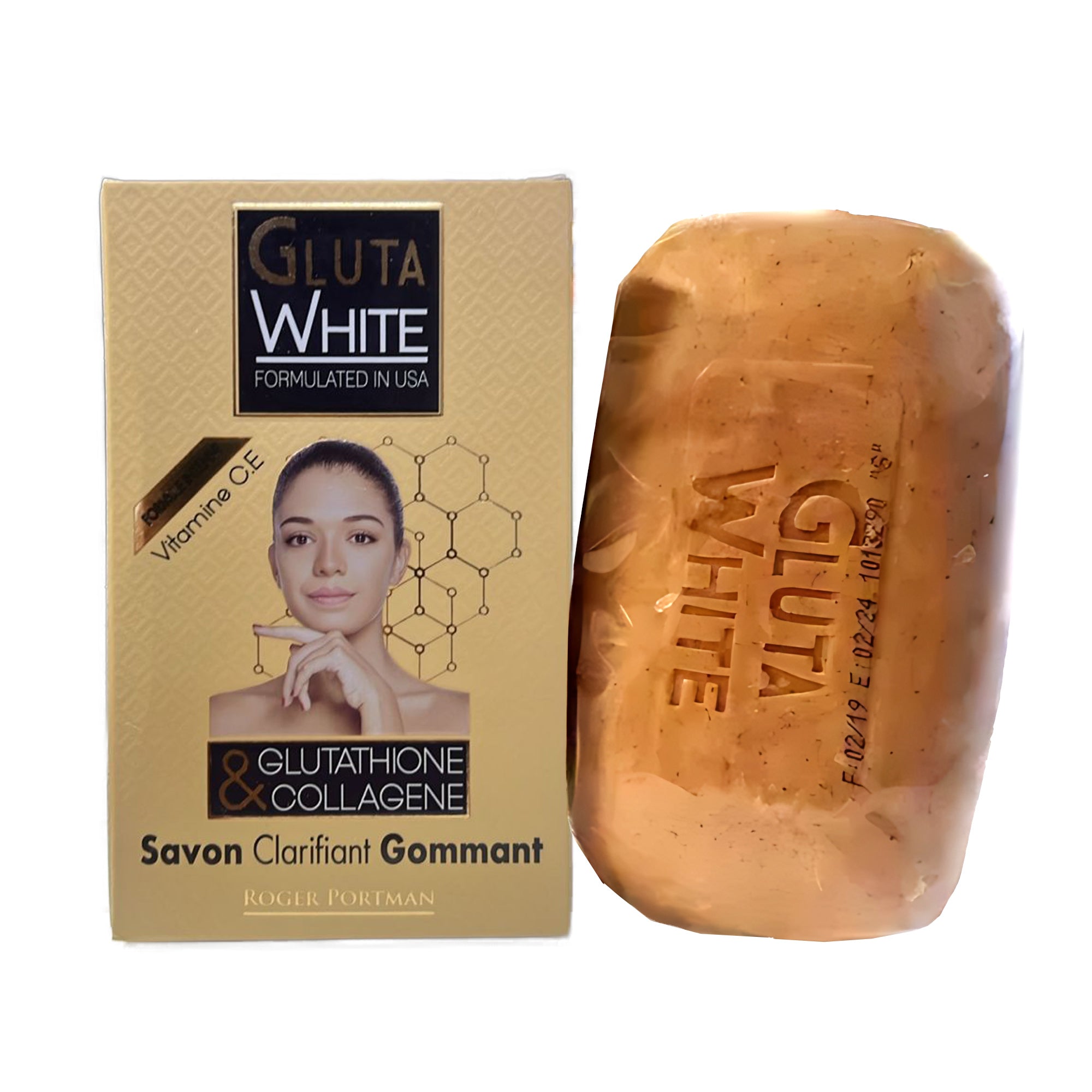 Gluta White Glutathione & Collagen Savon Clarifiant Gommant - 190g