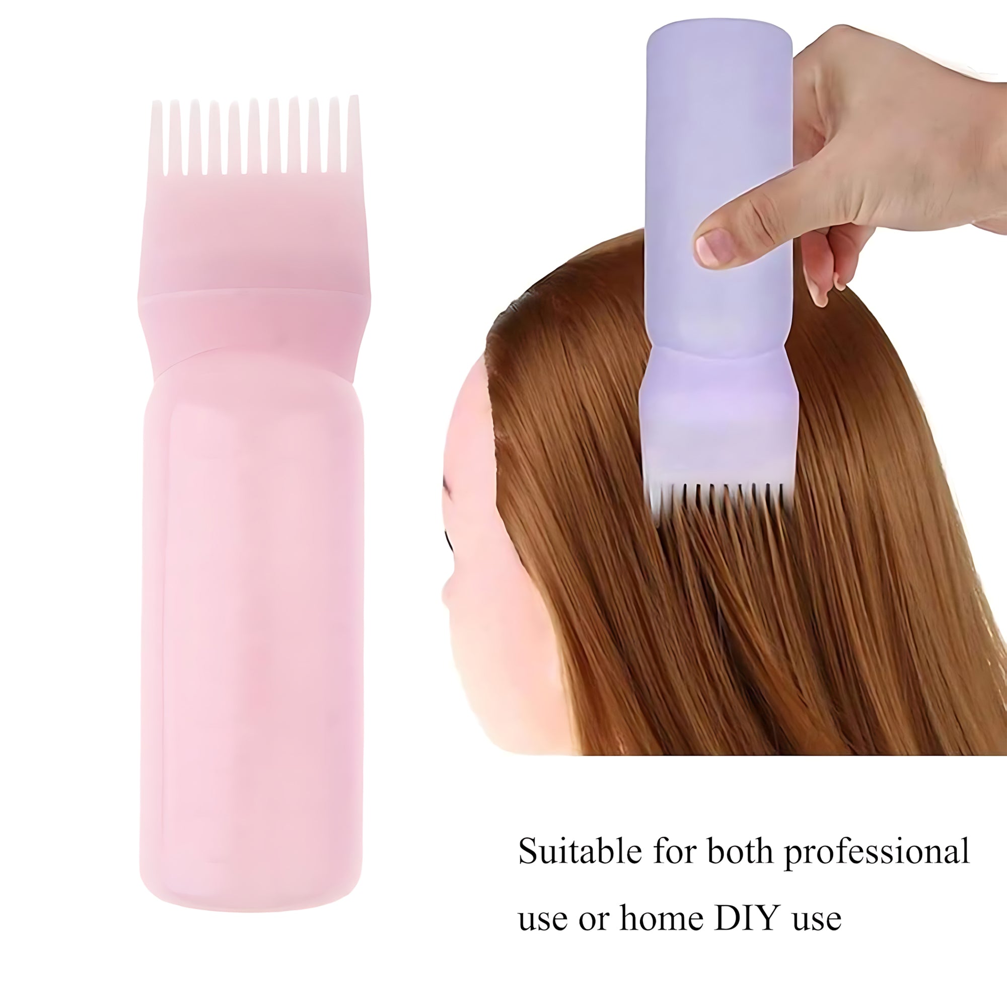Hair Dye & Oil Applicator Bottle with Comb