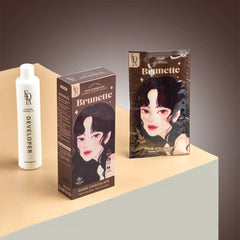 Kota Cosmetics Brunette Hair Color Set – Dark Chocolate (100ml+100ml)