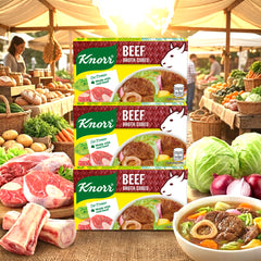 Knorr Beef Broth Cubes - 60g (3pcs Combo)