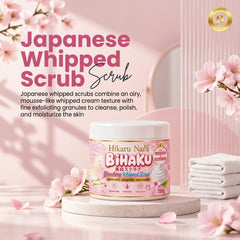 Laura Belle Hikaru Nara Bihaku Bleaching Whipped Scrub – 250g