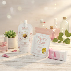 Heera Glow & Protect Ultimate With Tinted Suncreen Combo Pack