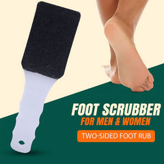 Broad Sand-Dipped Foot File | Double-Sided Pedicure Foot Scrubber for Dry Skin & Callus Removal