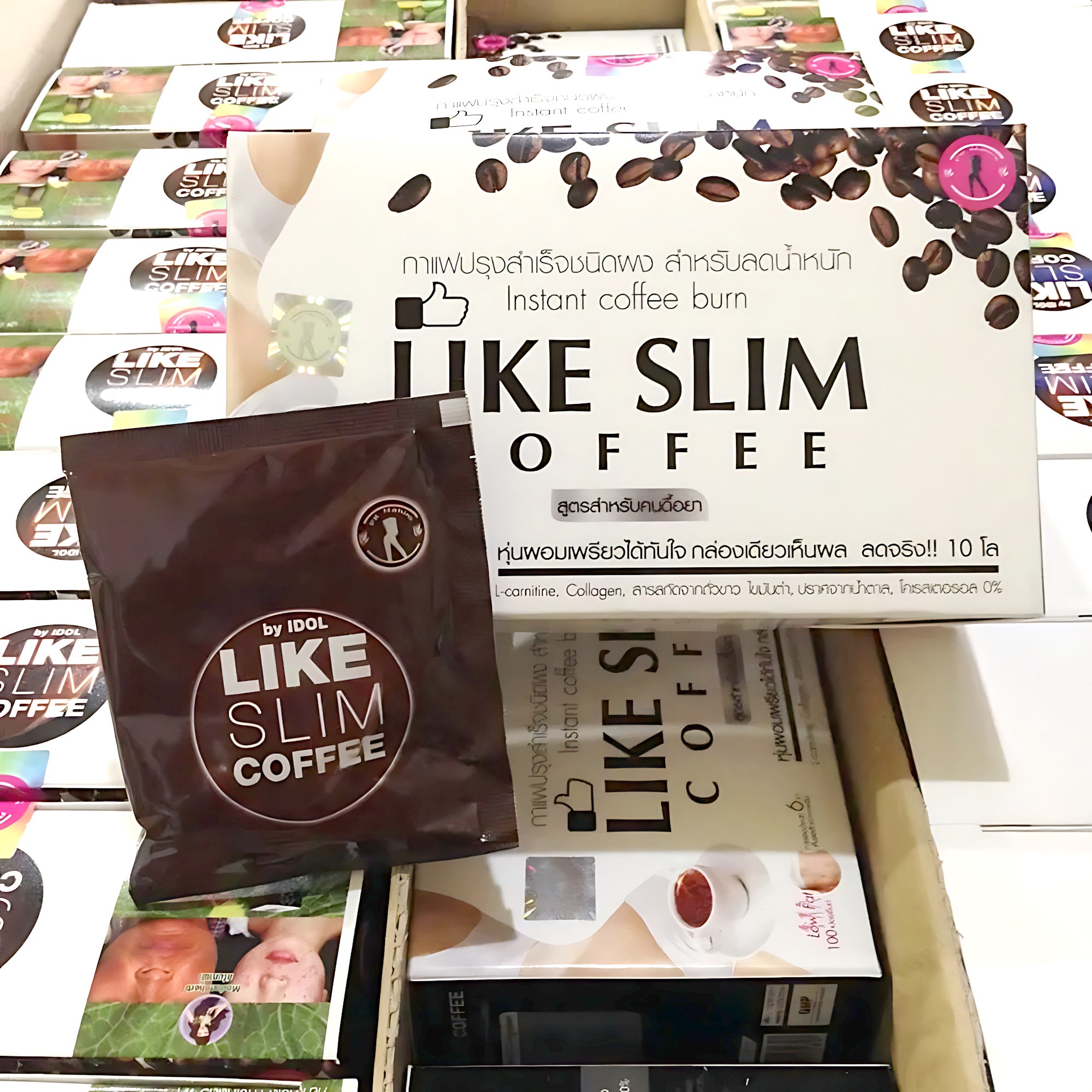 Like Slim Coffee by Idol Slim – Premium Weight Loss Coffee 10 sachets (15g each)