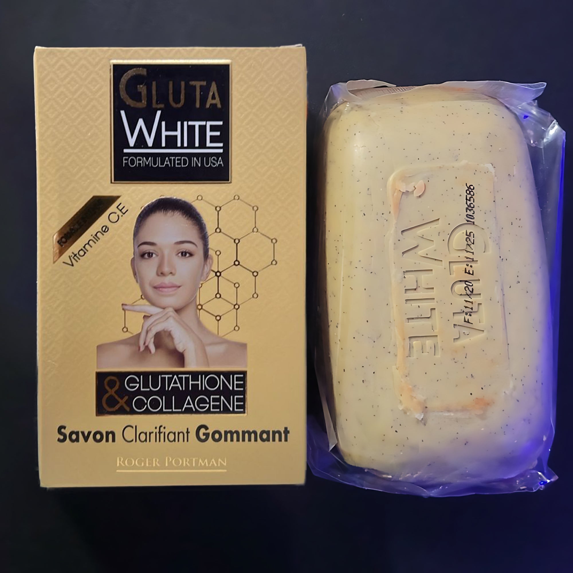 Gluta White Glutathione & Collagen Savon Clarifiant Gommant - 190g