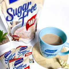San Mig Super Coffee Sugar-Free White 3-in-1 Mix (10g x 10 Sachets | 100g Total)