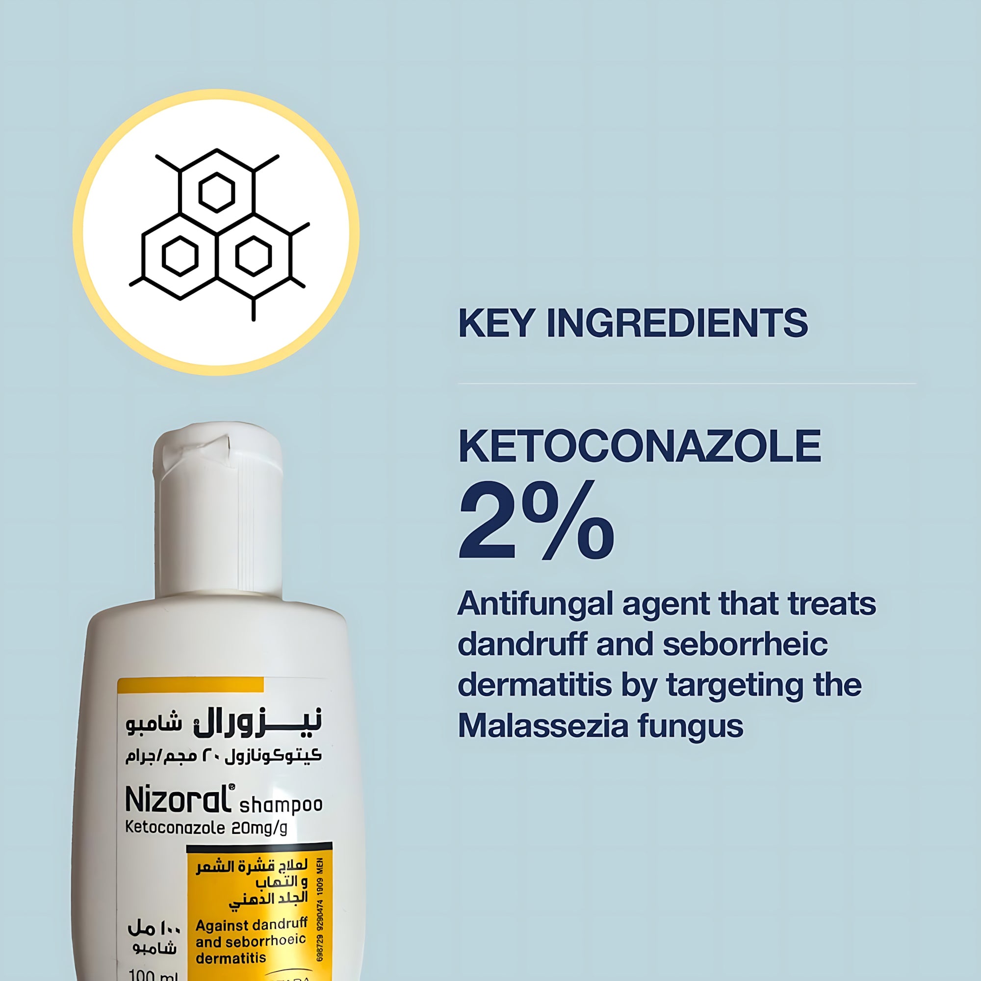 Nizoral Anti-Dandruff Shampoo – 100ml