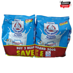 Nestle - Bear Brand Milk Powder Fortified 300g - Combo Pack