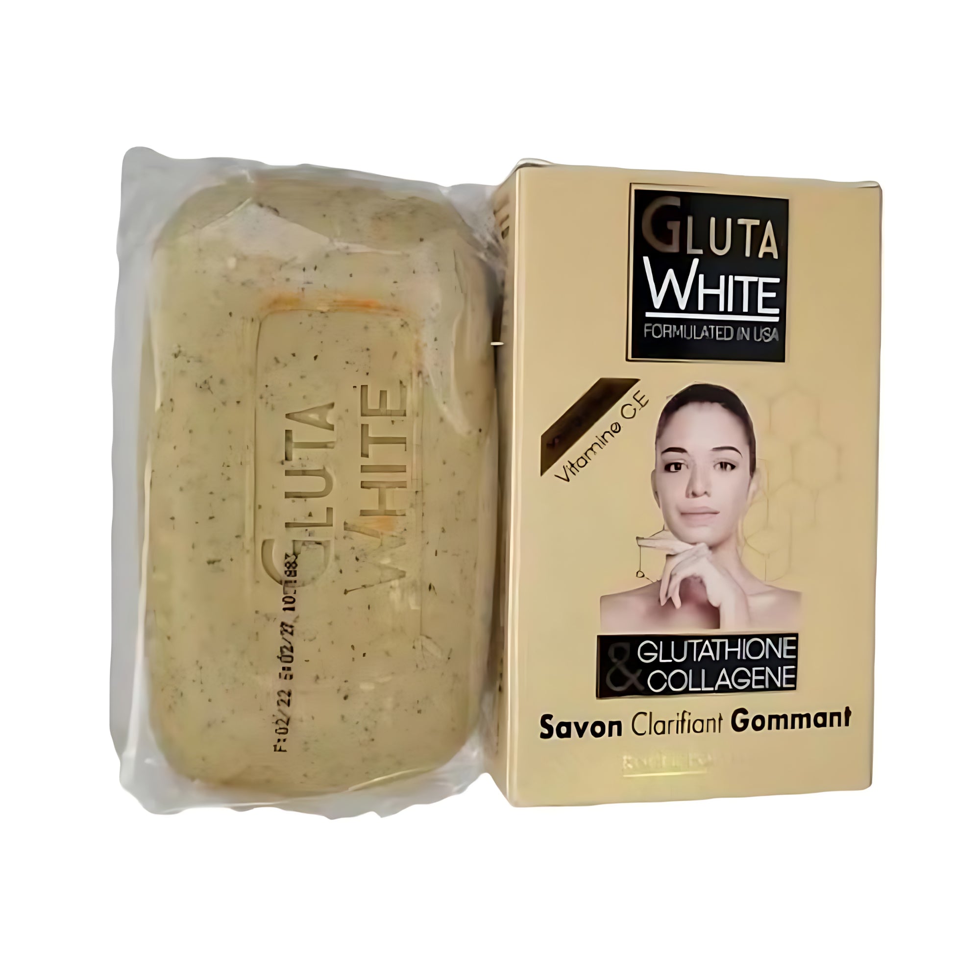 Gluta White Glutathione & Collagen Savon Clarifiant Gommant - 190g