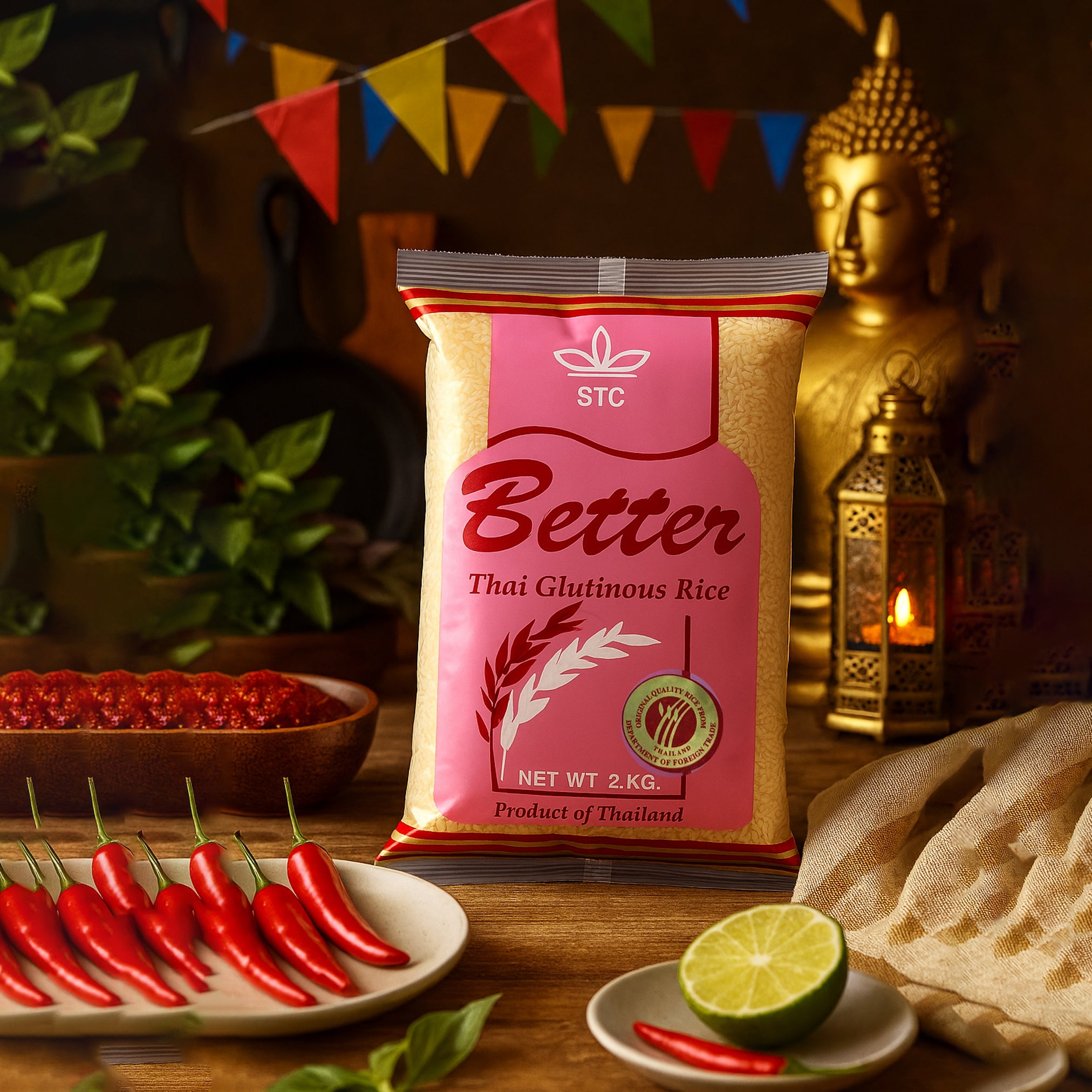 Better Thai Glutinous Rice - 2kg