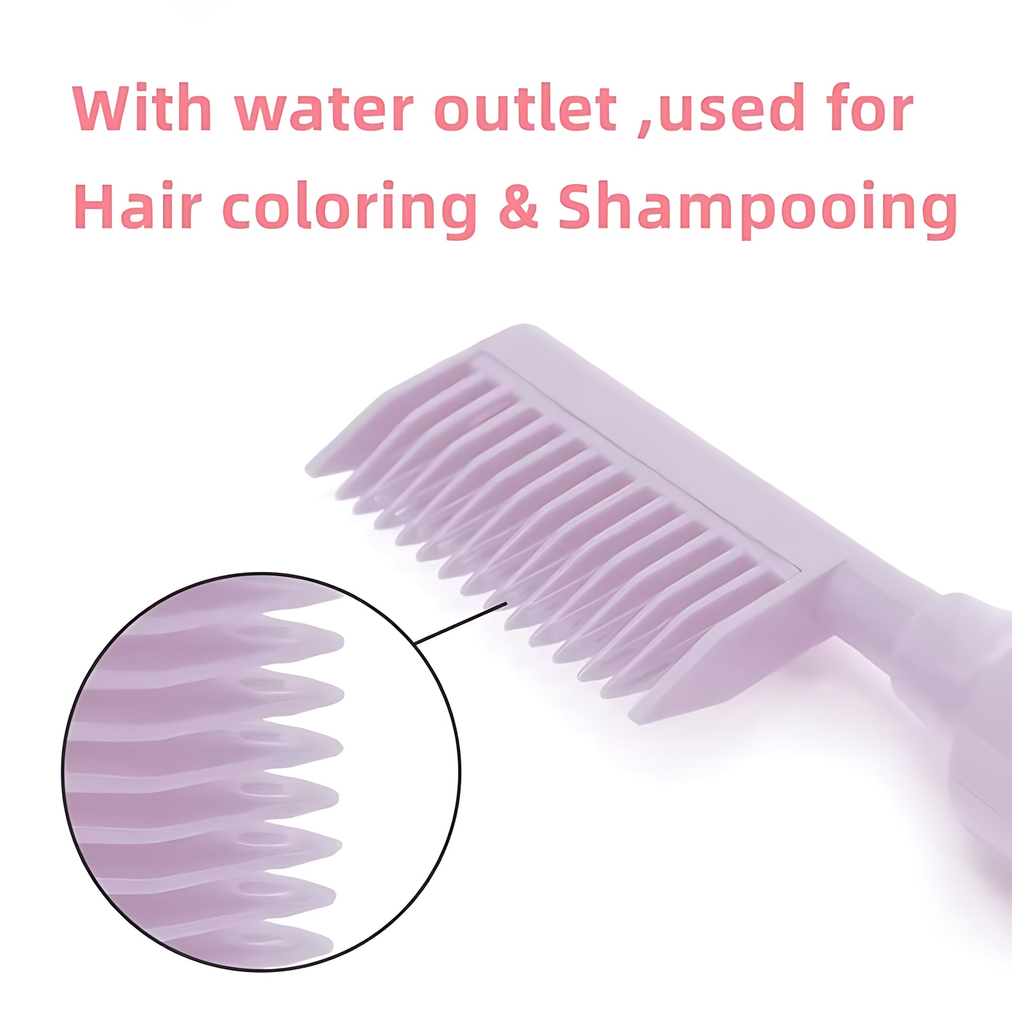 Hair Dye or Oil Applicator Bottle with Root Comb