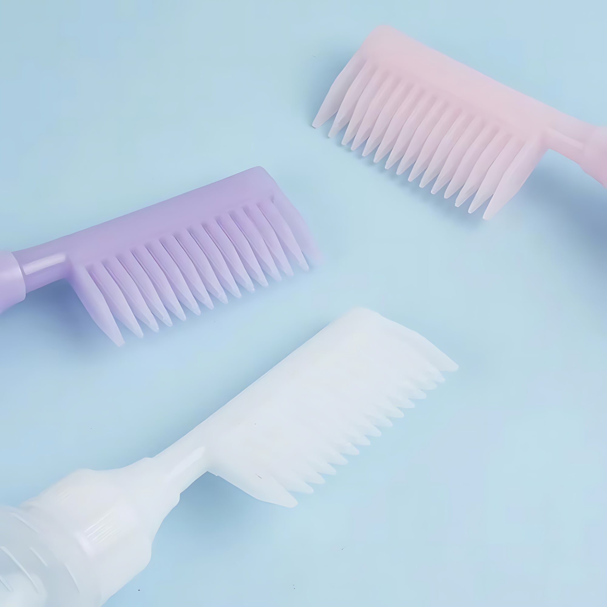 Hair Dye or Oil Applicator Bottle with Root Comb