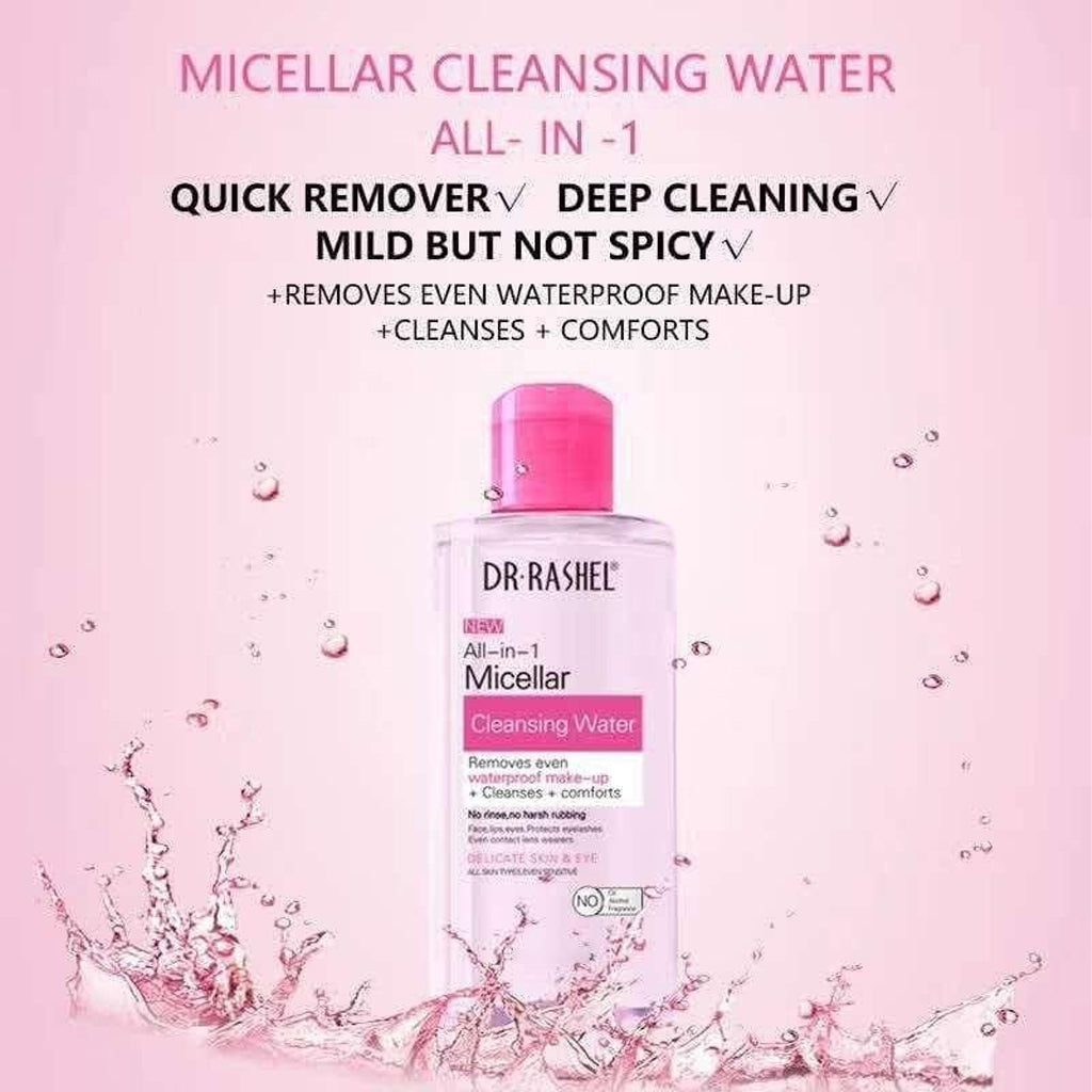 Dr.Rashel All-In-1 Micellar Cleansing Water (Pink) - 300ml