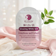 SY Glow Glowing White Skin (Glutathione + Collagen) – 30 Capsules