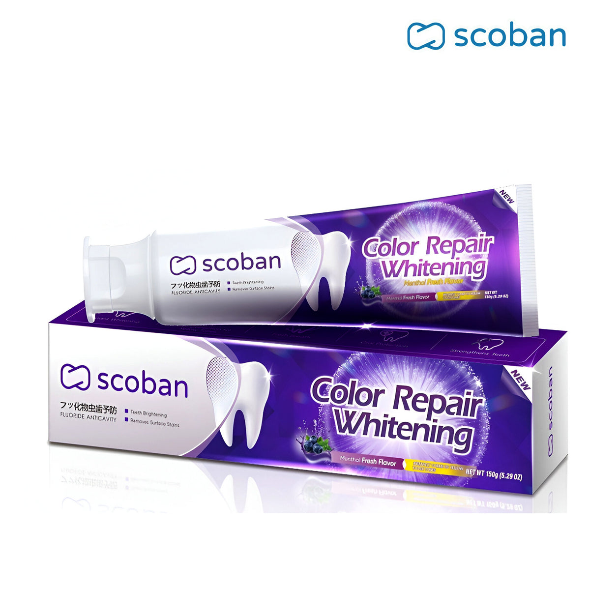 Color Repair Toothpaste Scoban Color Repair Whitening Toothpaste – 150g – Sige Mart UAE