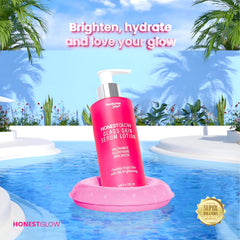 HONESTGLOW Glass Skin Serum Lotion – Niacinamide, Glutathione & Snail Mucin – SPF 50 PA+++(250ml)