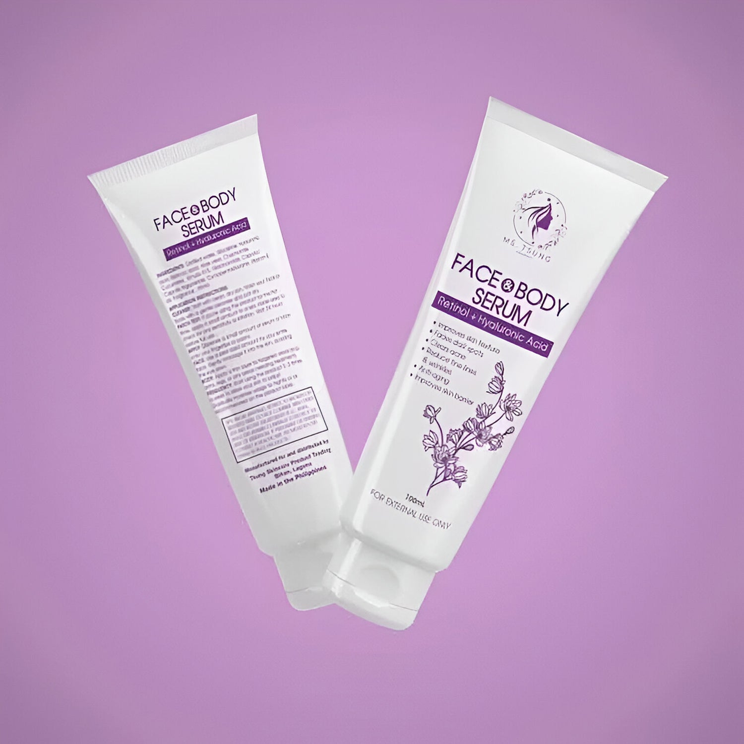 Ms. Tsung Face & Body Serum: Retinol & Hyaluronic Acid – 100 ml