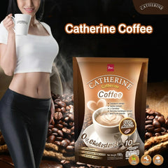 Catherine's Premium Coffee – 100% Arabica | 0% Cholesterol (10 Sachets × 15g)