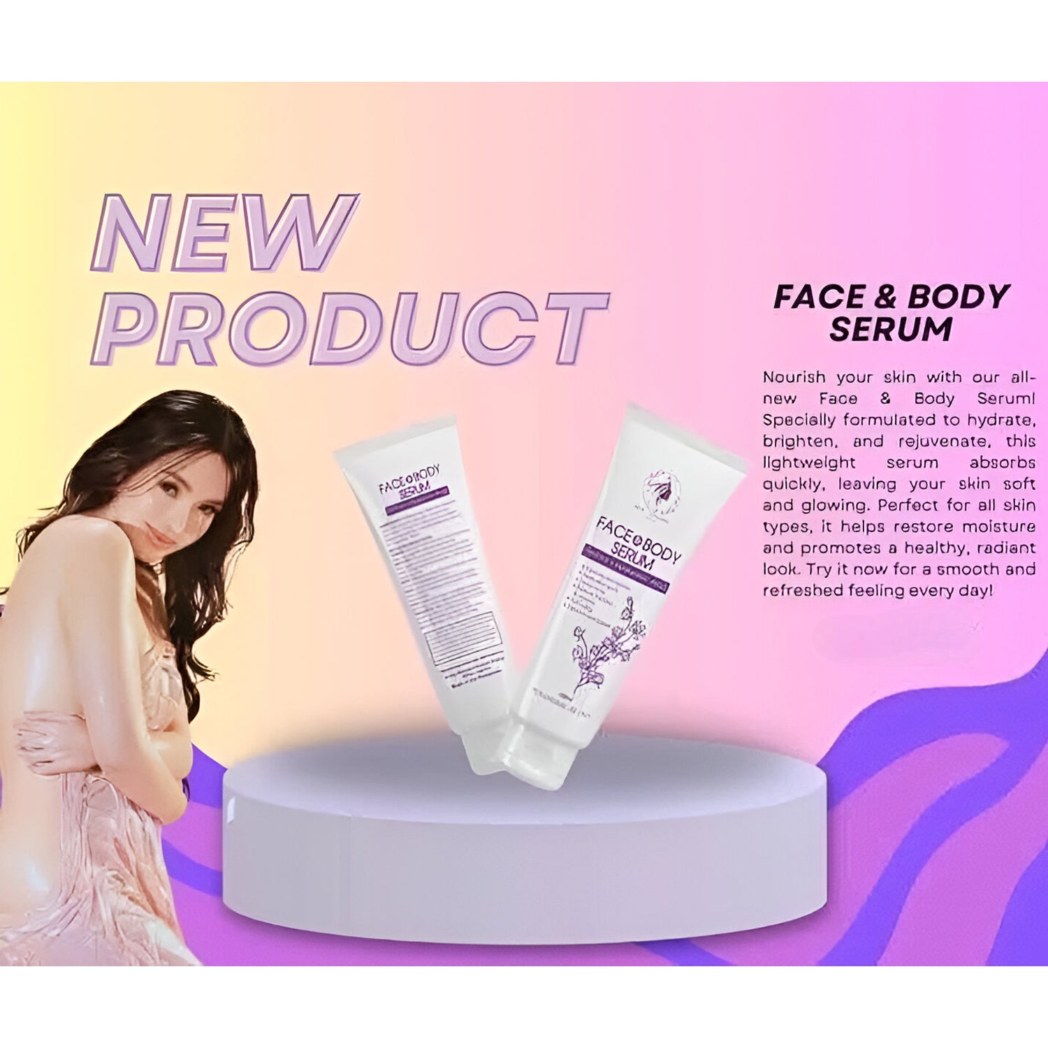 Ms. Tsung Face & Body Serum: Retinol & Hyaluronic Acid – 100 ml