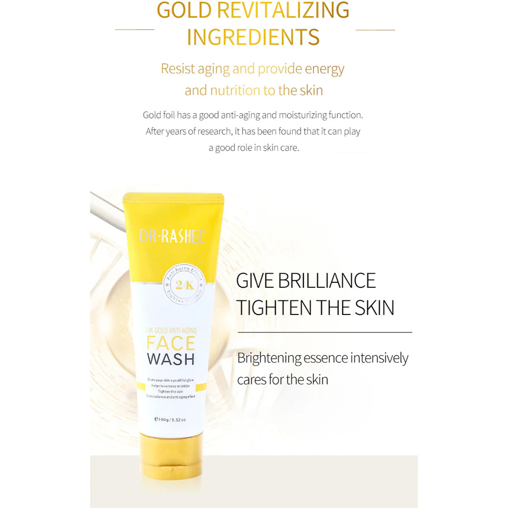 Dr. Rashel 24K Gold Anti-Aging Face Wash - 100g