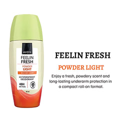 Avon Feelin Fresh Powder Light Shower Clean Antiperspirant Deodorant – 40mL
