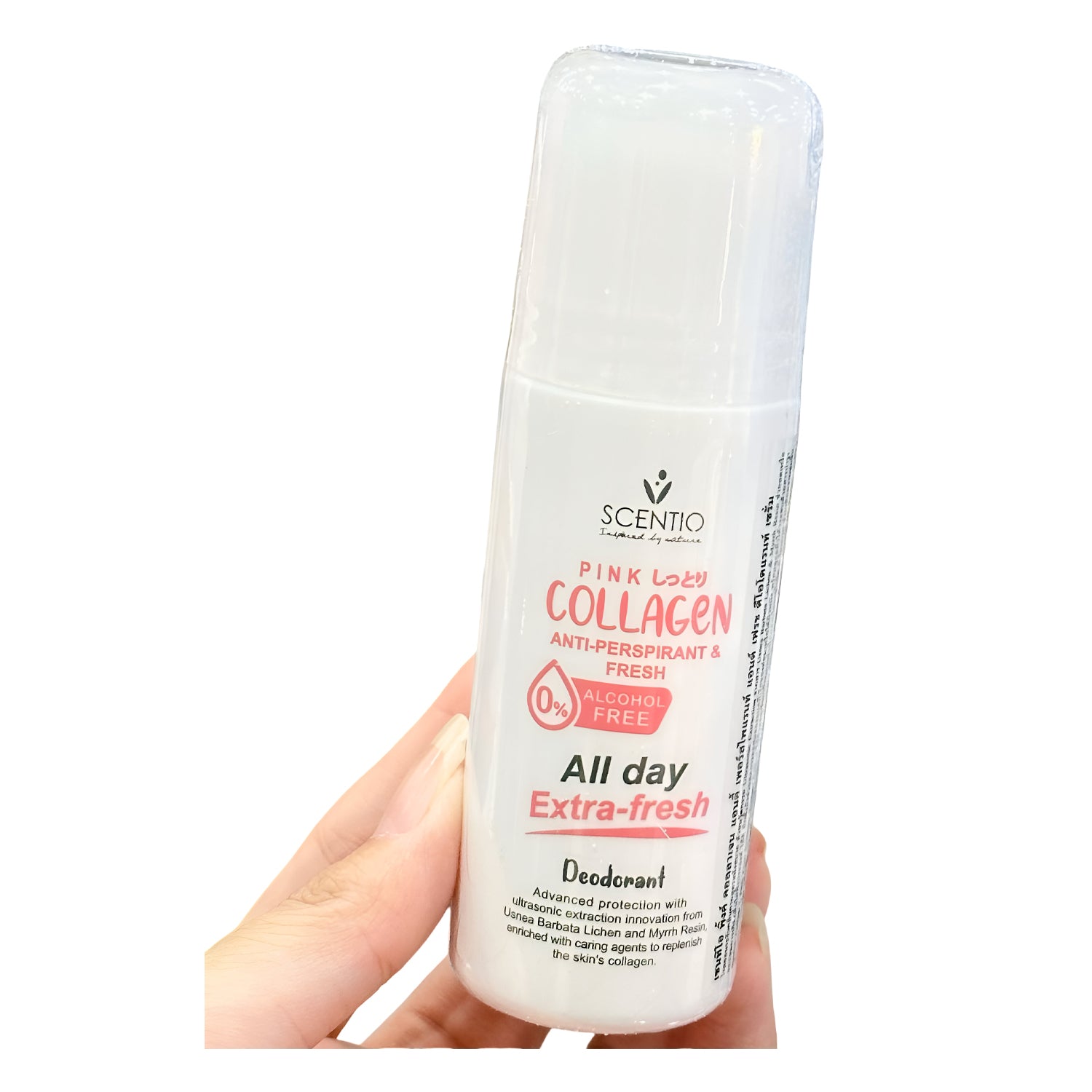 Scentio Pink Collagen Anti-Perspirant & Extra-Fresh Deodorant – 50ml