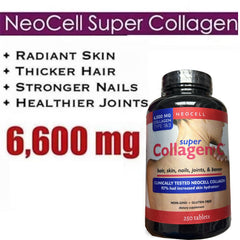 NeoCell Super Collagen + C (6000mg Collagen Type 1 & 3) - 250 tab