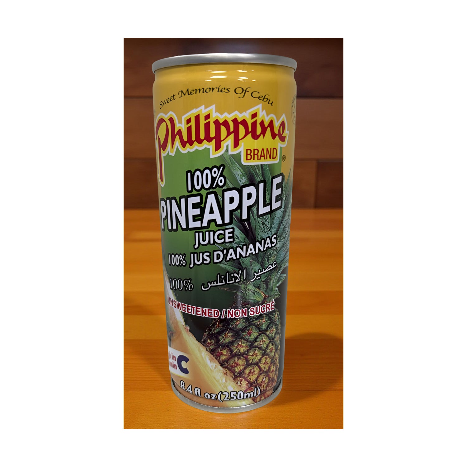 Philippine Brand 100% Pure Pineapple Juice – 250ml