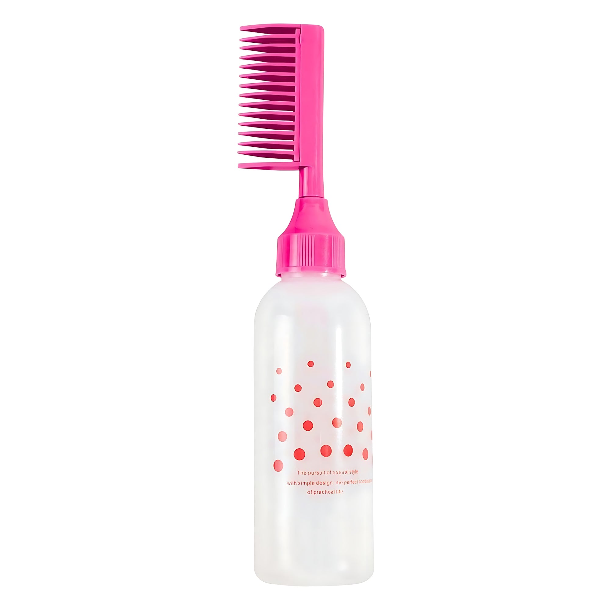 Hair Dye or Oil Applicator Bottle with Root Comb