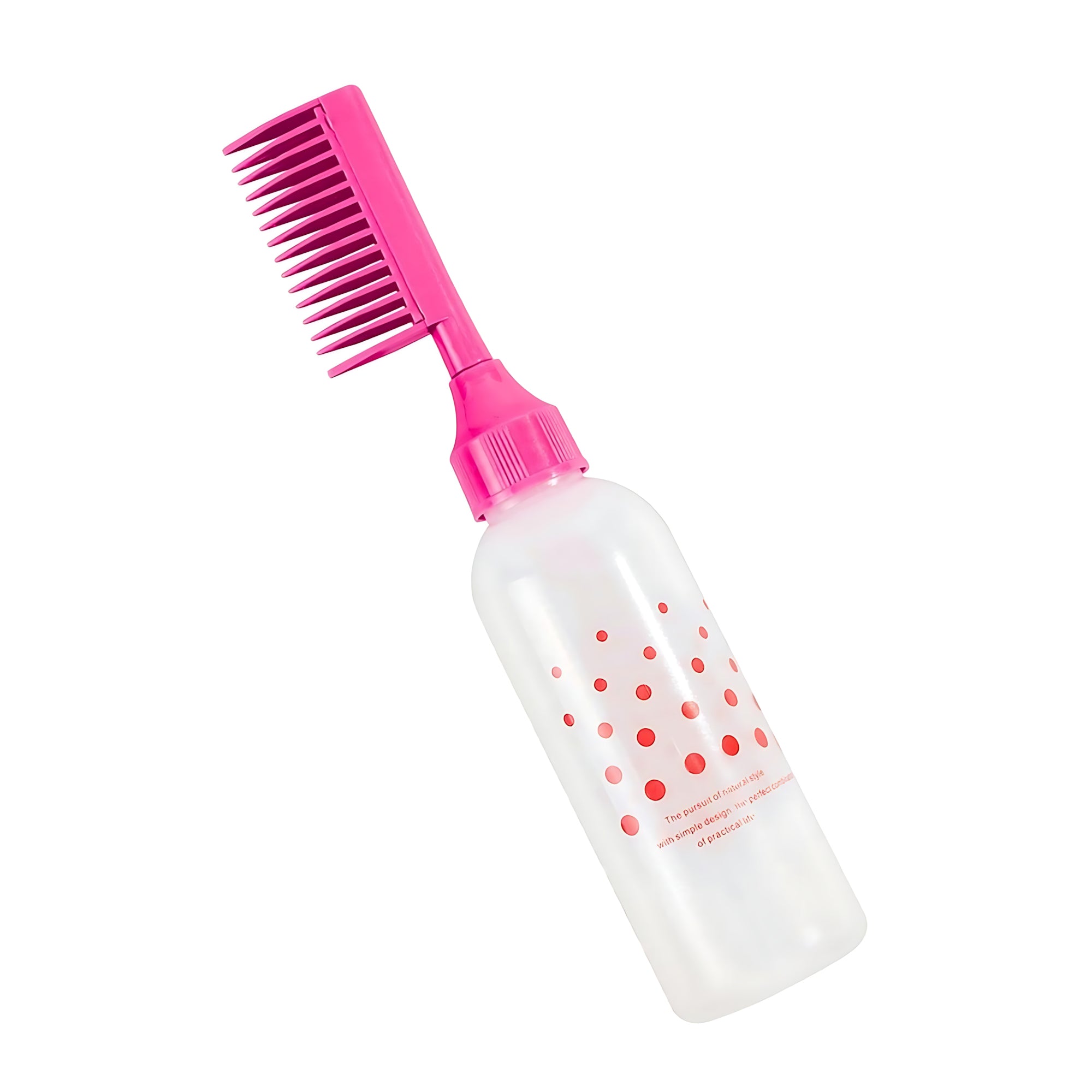 Hair Dye or Oil Applicator Bottle with Root Comb