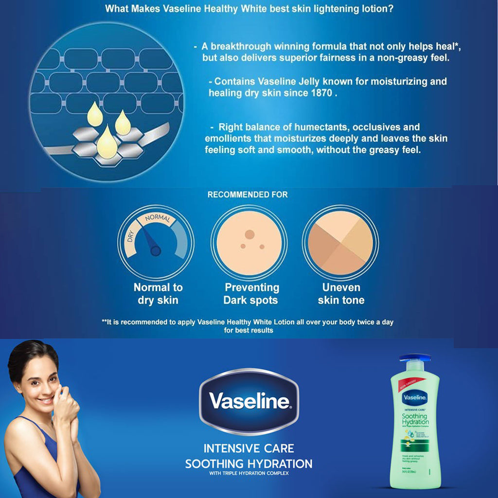 Vaseline Intensive Care Soothing Hydration Body Lotion – 725ml