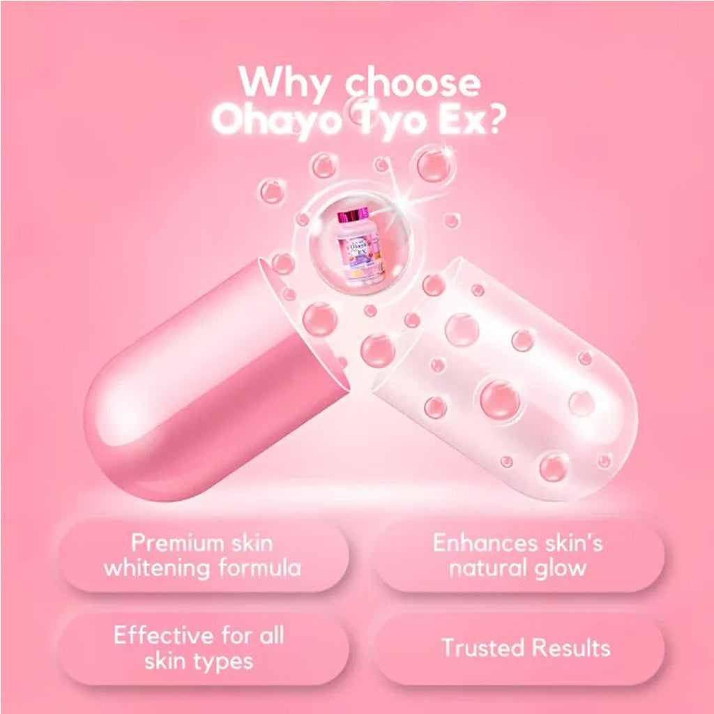 Ohayo Tyo EX Lumine White Glutathione 700mg 60 Cap Sige Mart UAE Ohayo Tyo EX Lumine White Glutathione 700mg 60 Cap Sige Mart UAE