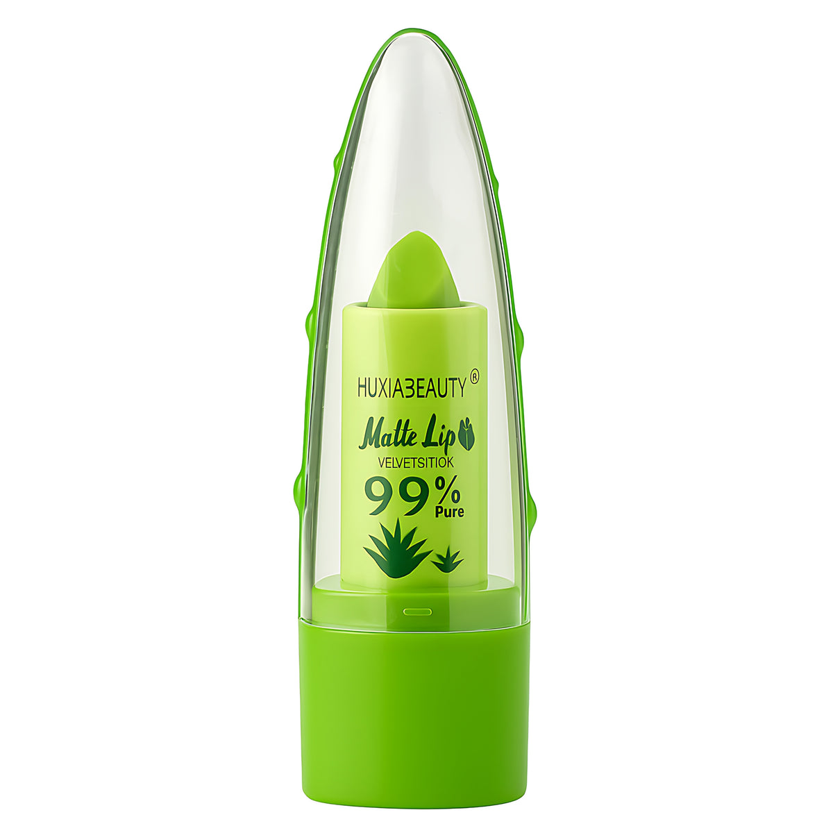 Huxiabeauty Matte Lip Velvet Lipstick – 99% Pure Aloe Vera Color-Changing Lipstick