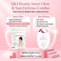 S&J Beauty Inner Glow & Sun Defense Combo