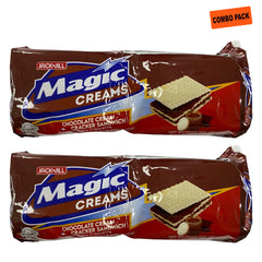 Jack 'n Jill Magic Creams Chocolate Cream Cracker Sandwich 280g (10 x 28g) –  Combo Pack