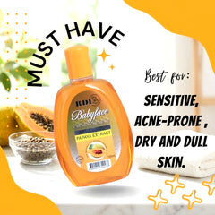 RDL Babyface Facial Cleanser with Papaya Extract – 150ml