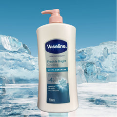 Vaseline Healthy Bright Fresh & Bright Cooling Gluta Ceramide Body Lotion – 500ml