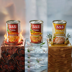 555 Tuna Assorted Combo Pack – 155g Each