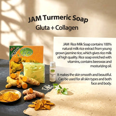 Jam Turmeric Gluta Collagen Soap – 65g