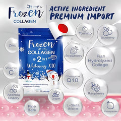 Frozen Collagen 2 in 1 Premium Collagen Supplements - 60 Capsules