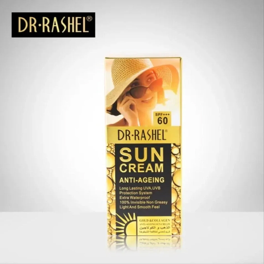 Dr. Rashel Sun Cream Anti-Aging SPF 60+++ with Gold & Collagen – 80gm